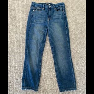 Good American cropped jeans